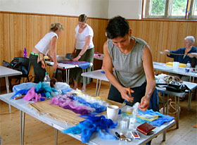 feltmaking workshops with Mary-Clare Buckle